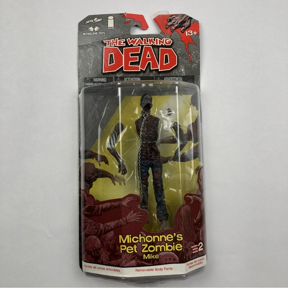 Lot of 3 Walking Dead Toys McFarlane Michonnes Pet Funko Daryl Keychain Cards - Picture 3 of 11